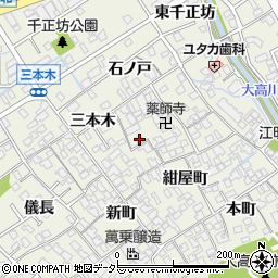 愛知県名古屋市緑区大高町三本木24-1周辺の地図