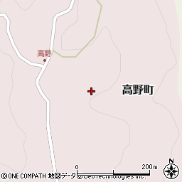 愛知県豊田市高野町入周辺の地図