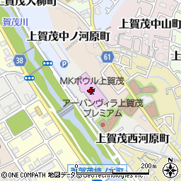 京都府京都市北区上賀茂西河原町1周辺の地図