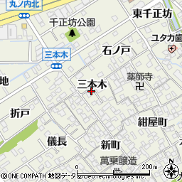 愛知県名古屋市緑区大高町三本木15-2周辺の地図