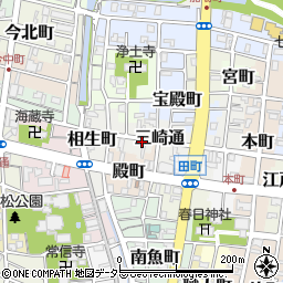 三重県桑名市三崎通周辺の地図