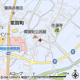 兵庫県神崎郡神河町粟賀町308周辺の地図