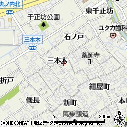 愛知県名古屋市緑区大高町三本木15-1周辺の地図