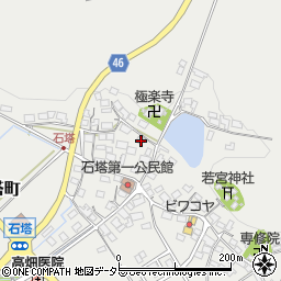 滋賀県東近江市石塔町813周辺の地図