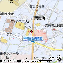 兵庫県神崎郡神河町粟賀町365-1周辺の地図