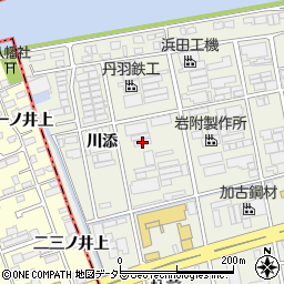 三晋産業周辺の地図