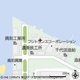 興和工業所ミナト東工場周辺の地図