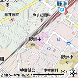 野洲文化ホール　大ホール周辺の地図