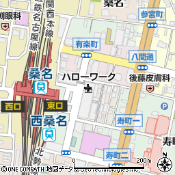 千尋進学塾　桑名駅前校周辺の地図