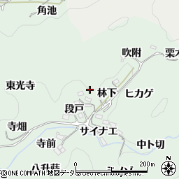 愛知県豊田市鍋田町角池周辺の地図