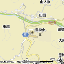 愛知県豊田市坂上町郷敷周辺の地図