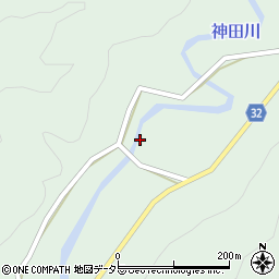 愛知県設楽町（北設楽郡）神田（東地）周辺の地図