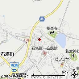 滋賀県東近江市石塔町818周辺の地図