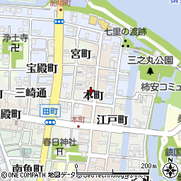 三重県桑名市本町周辺の地図