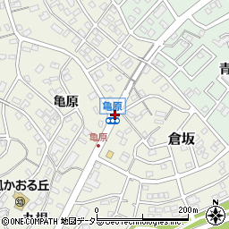 亀原周辺の地図