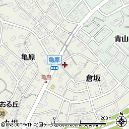 愛知県名古屋市緑区倉坂33周辺の地図