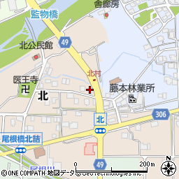 兵庫県丹波篠山市北186周辺の地図