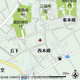 愛知県豊明市沓掛町西本郷74周辺の地図