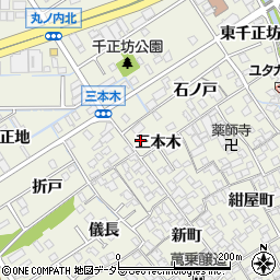 愛知県名古屋市緑区大高町三本木11周辺の地図