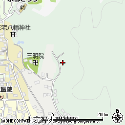 京都府京都市左京区上高野西明寺山周辺の地図