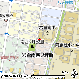 京都市岩倉南児童館周辺の地図