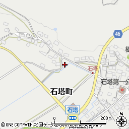 滋賀県東近江市石塔町1275周辺の地図