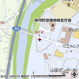 兵庫県神崎郡神河町粟賀町651-1周辺の地図