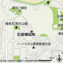 京都府京都市左京区岩倉幡枝町606周辺の地図