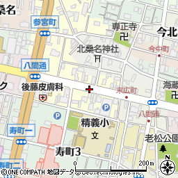 三重県桑名市末広町周辺の地図