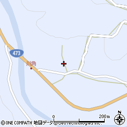 愛知県北設楽郡東栄町川角下山周辺の地図