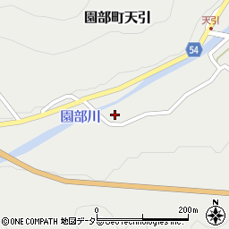 京都府南丹市園部町天引ゲシダ周辺の地図