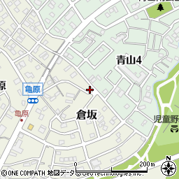 愛知県名古屋市緑区倉坂58-1周辺の地図