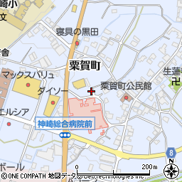 兵庫県神崎郡神河町粟賀町397-1周辺の地図