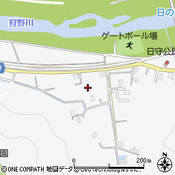 静岡県田方郡函南町日守周辺の地図