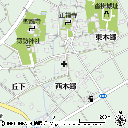 愛知県豊明市沓掛町西本郷60周辺の地図