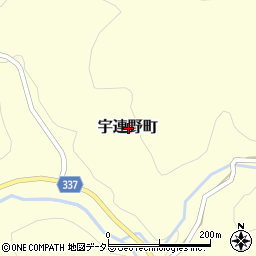 愛知県豊田市宇連野町周辺の地図