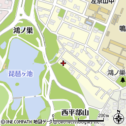 愛知県名古屋市緑区左京山2904周辺の地図