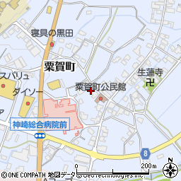 兵庫県神崎郡神河町粟賀町391-8周辺の地図