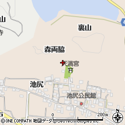 京都府亀岡市馬路町森両脇周辺の地図