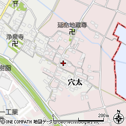 三重県東員町（員弁郡）筑紫周辺の地図