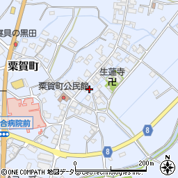 兵庫県神崎郡神河町粟賀町193周辺の地図