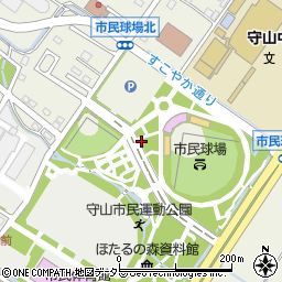 守山市民運動公園公衆トイレ北周辺の地図