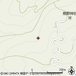 愛知県北設楽郡東栄町月軒山周辺の地図