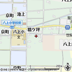 兵庫県丹波篠山市糯ケ坪166周辺の地図