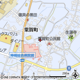 兵庫県神崎郡神河町粟賀町398周辺の地図