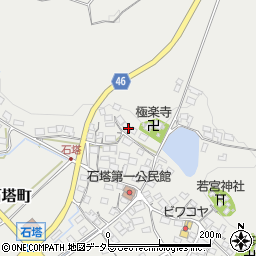 滋賀県東近江市石塔町830周辺の地図