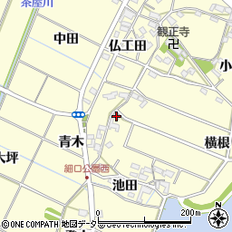愛知県みよし市明知町池田61周辺の地図