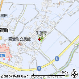 兵庫県神崎郡神河町粟賀町172周辺の地図