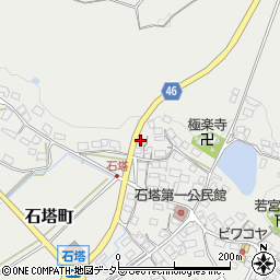 滋賀県東近江市石塔町801周辺の地図