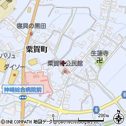 兵庫県神崎郡神河町粟賀町507周辺の地図
